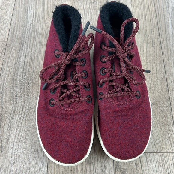 ALLBIRDS THRIVE CRIMSON WOOL RUNNER UP MIZZLE FLUFFS - Picture 4 of 8